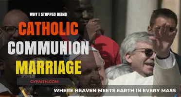 Leaving Catholicism: My Journey Beyond Communion and Marriage Traditions
