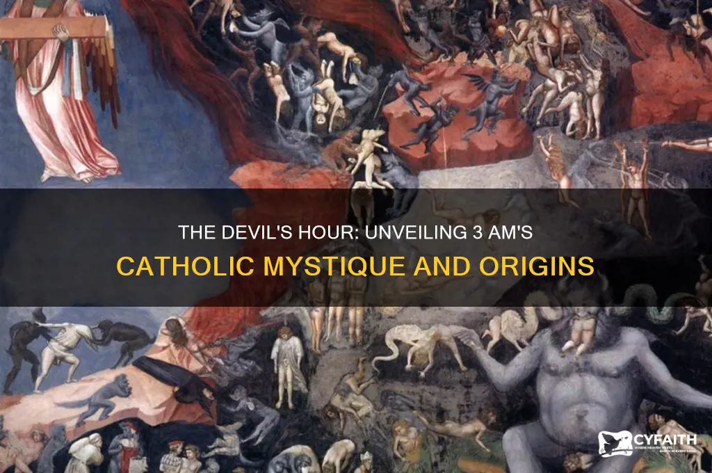 why is 3 am the devils hour catholic