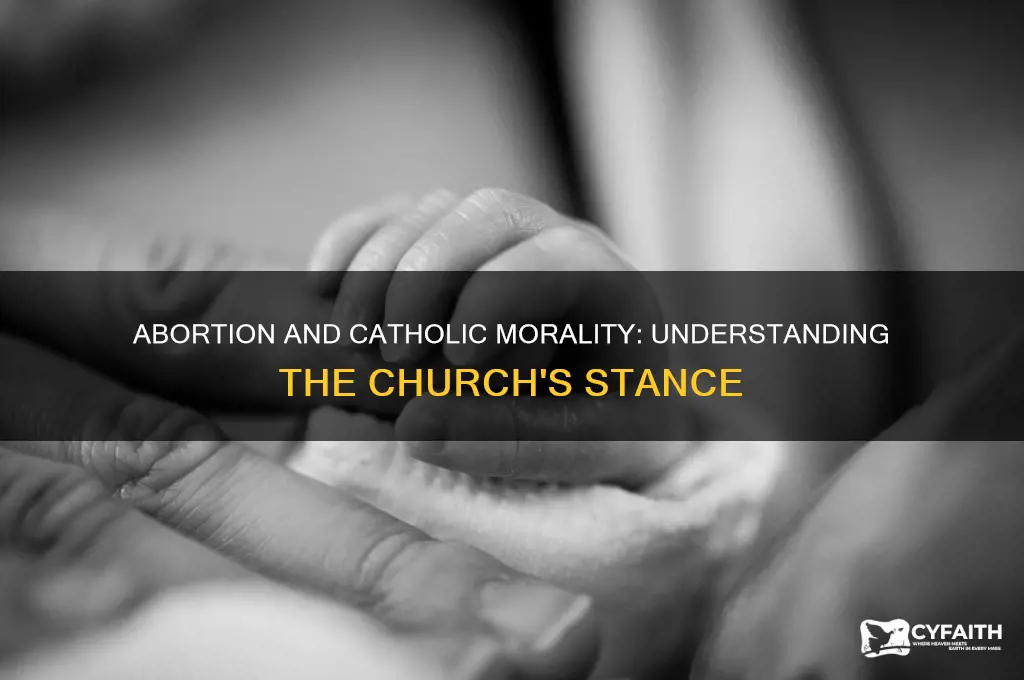 why is abortion immoral catholic