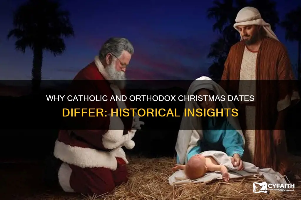 why is catholic and orthodox christmas different