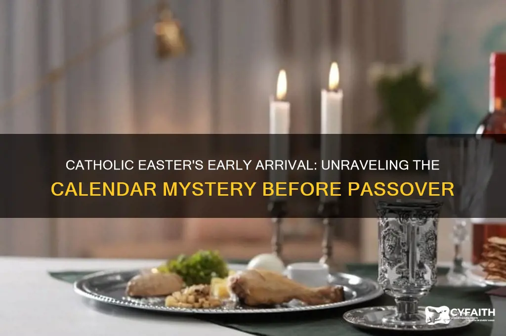 why is catholic easter before passover