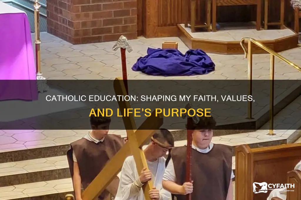 why is catholic education an important part of my life