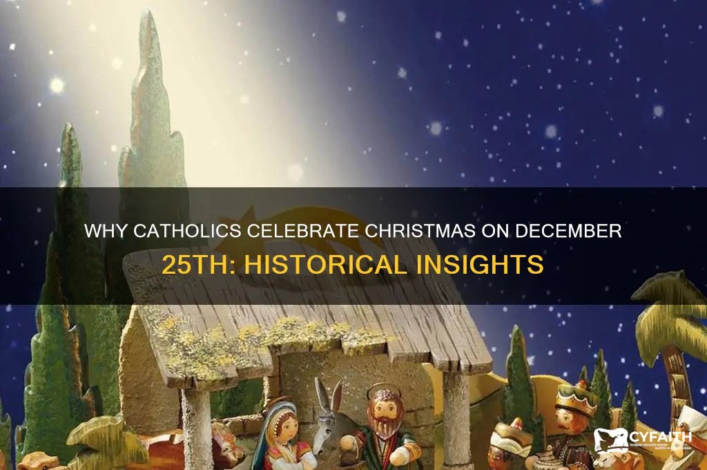why is christmas celebrated on dec 25 catholic