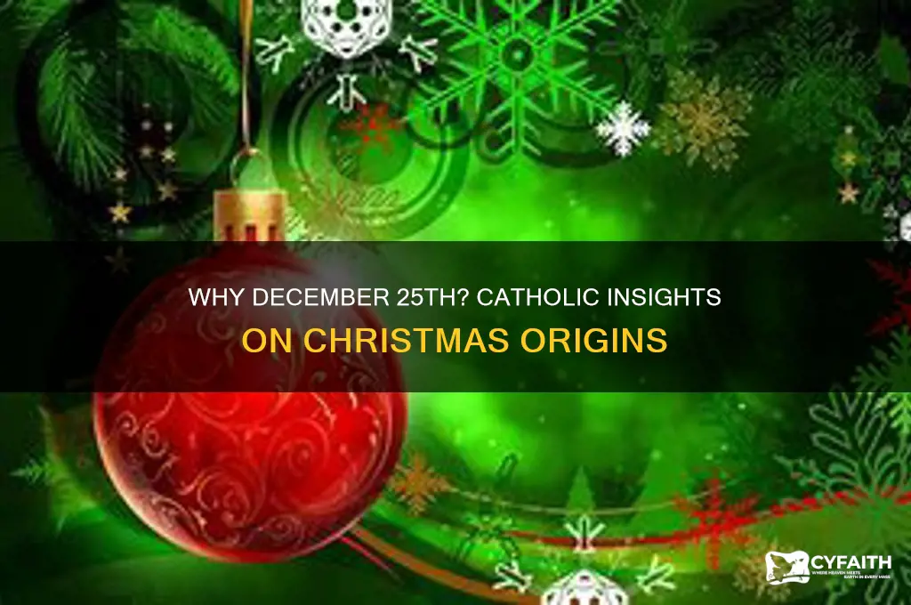 why is christmas on december 25 catholic answers