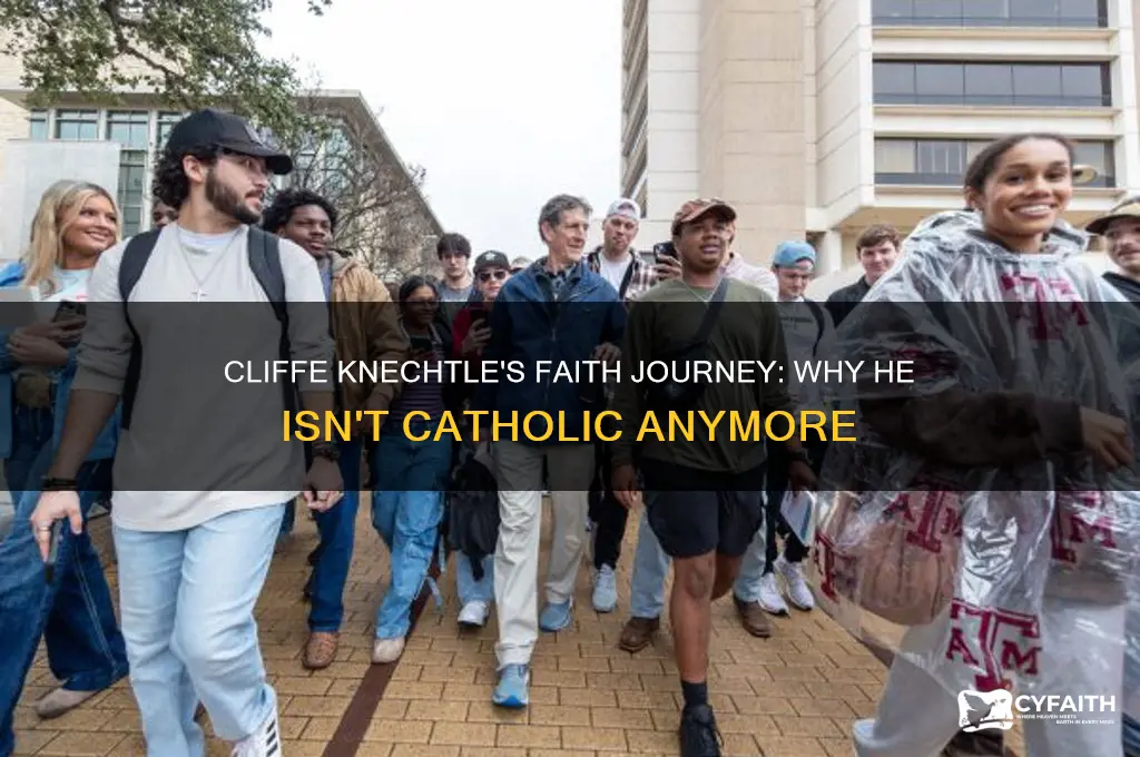 why is cliffe knechtle not catholic