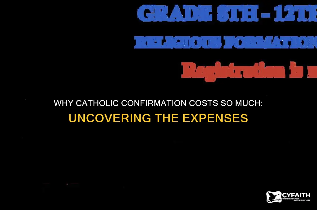 why is confirmation so expensive catholic
