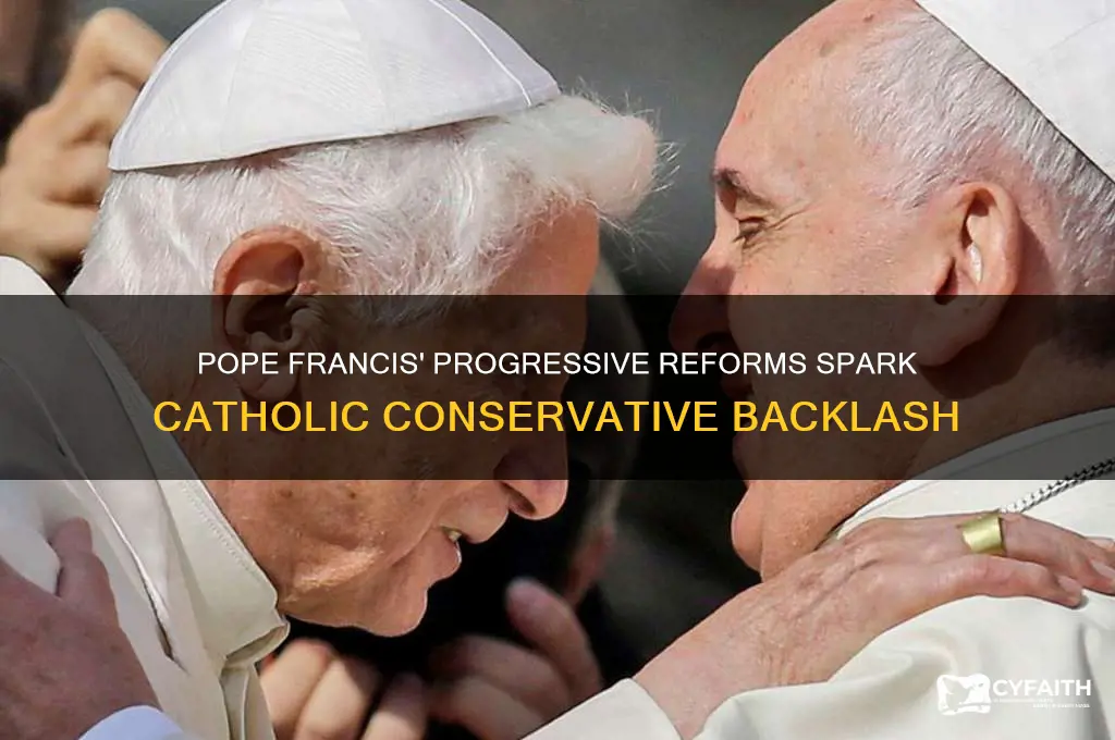 why is conservative wing od catholic upset with pope francis