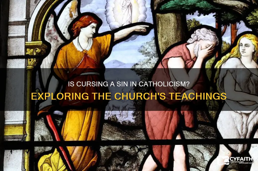 why is cursing a sin catholic