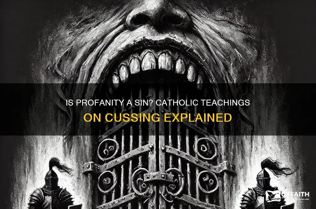 why is cussing wrong catholic answers