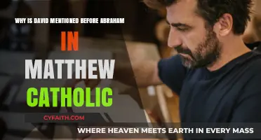 David Before Abraham in Matthew's Genealogy: A Catholic Perspective