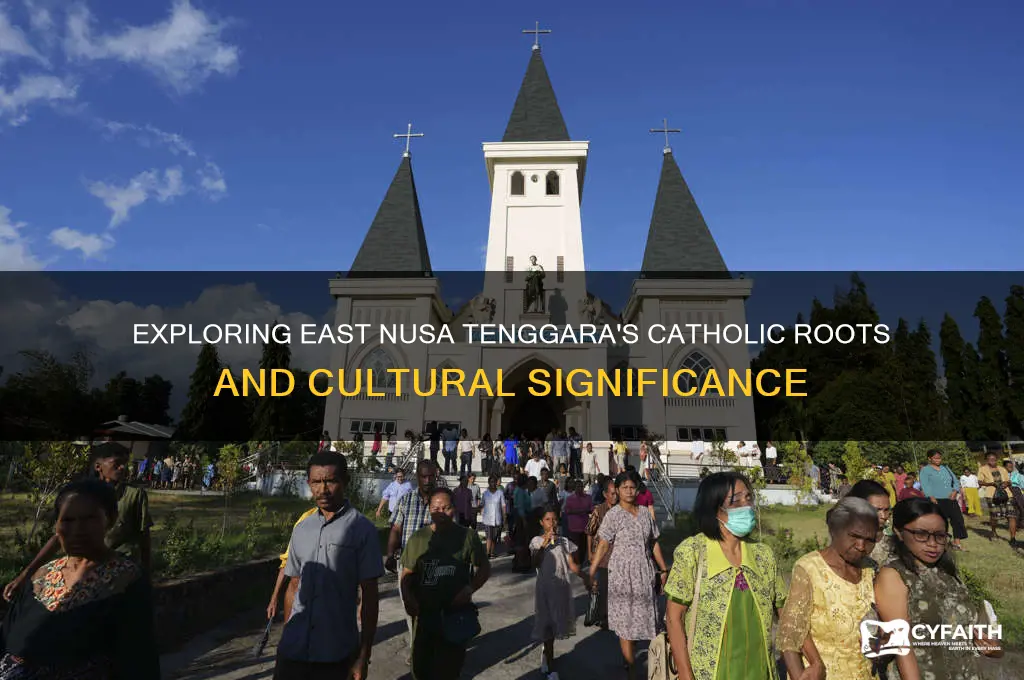 why is east nusa tenggara catholic