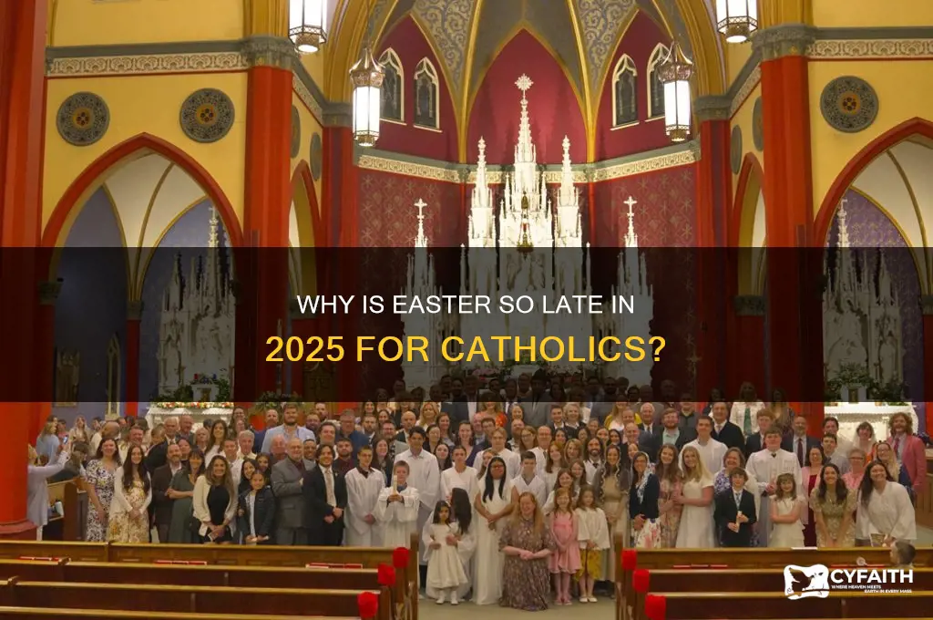 why is easter so late in 2025 catholic