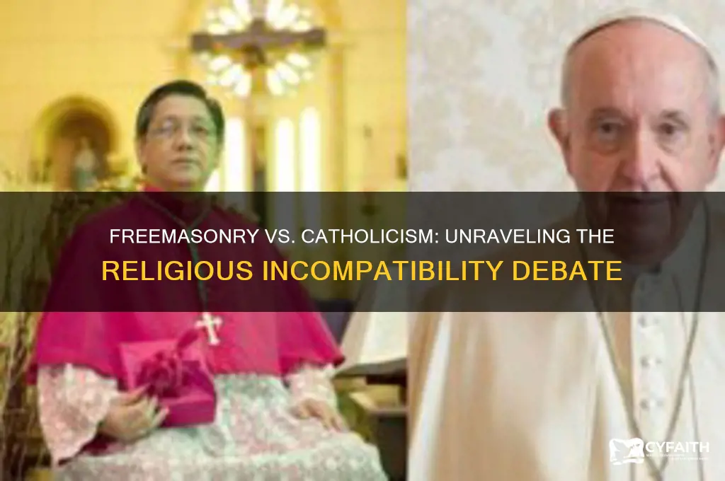 why is freemasondry incompatible with catholics