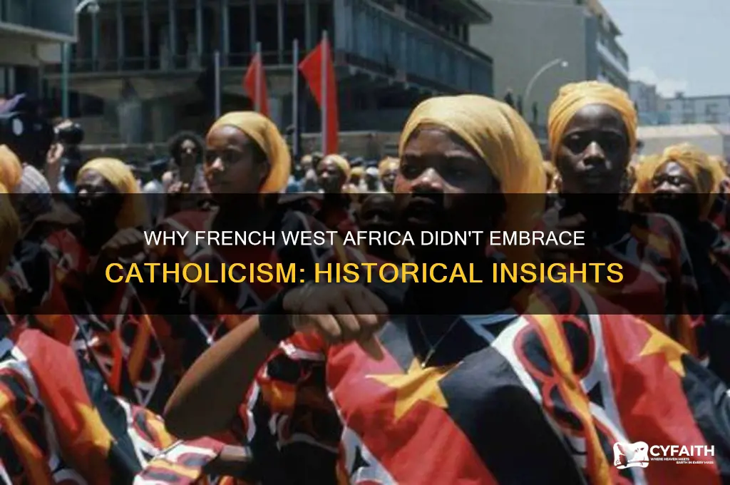 why is french west africa not catholic