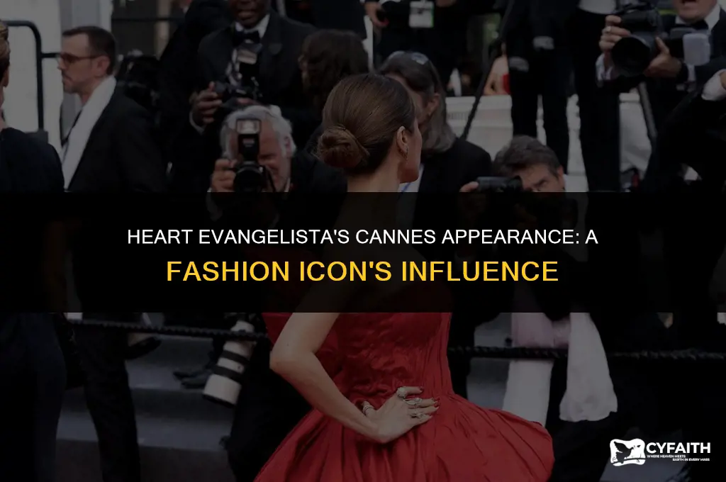 why is heart evangelista in cannes