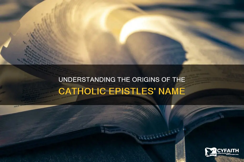 why is it called catholic epistles