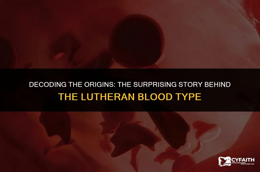 why is it called lutheran blood type