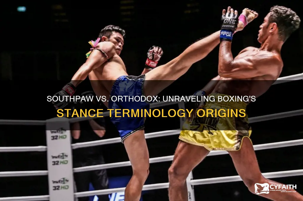 why is it called southpaw and orthodox