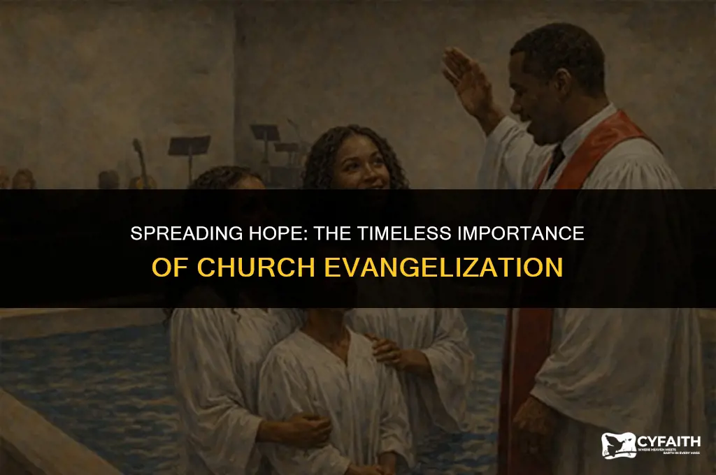 why is it important for the church to continue evangelization