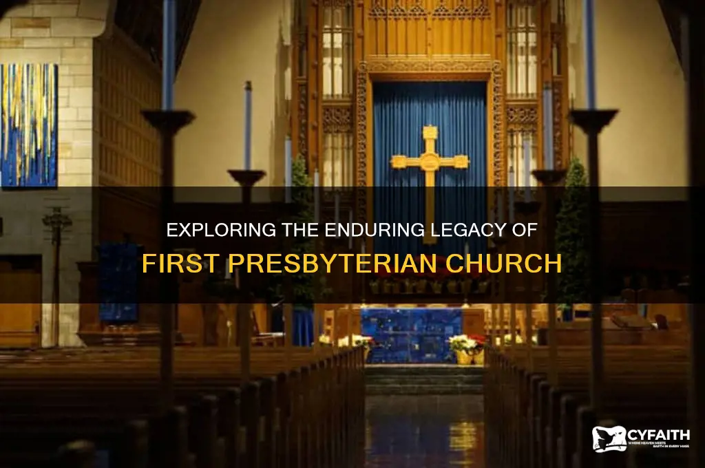 why is it ways first presbyterian church