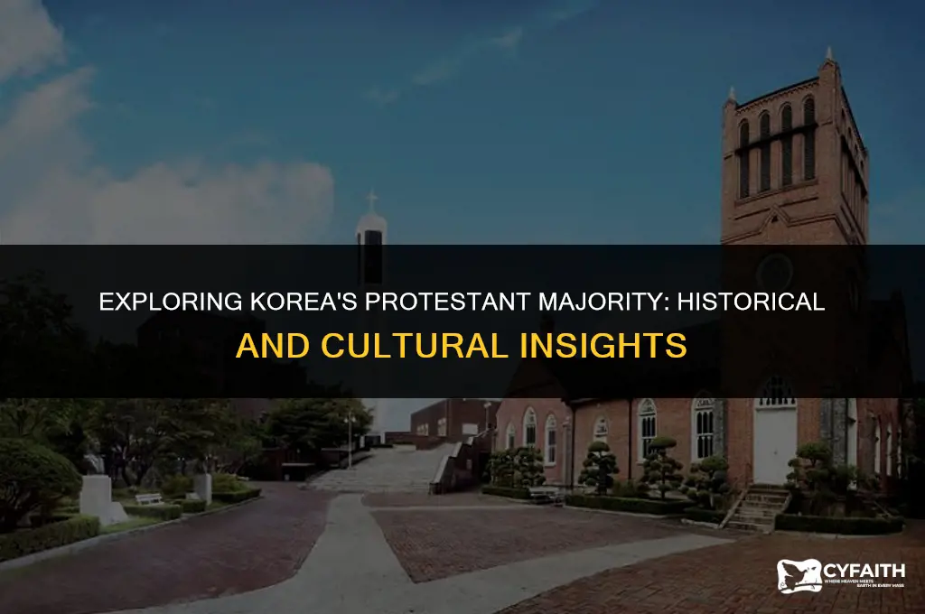 why is korea protestant and not catholic