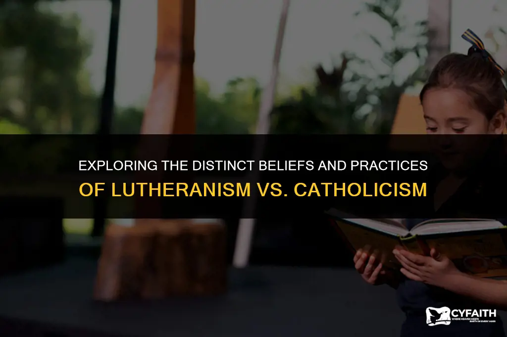 why is lutheran different from catholic