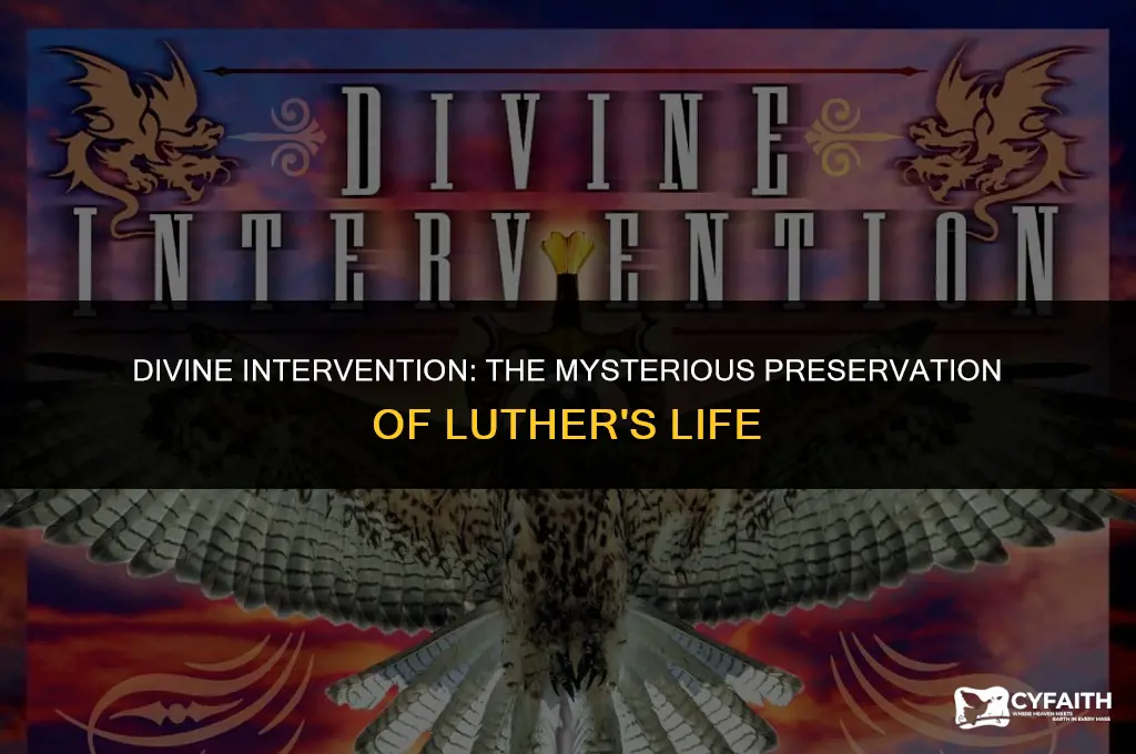 why is luthers life spared from martydom