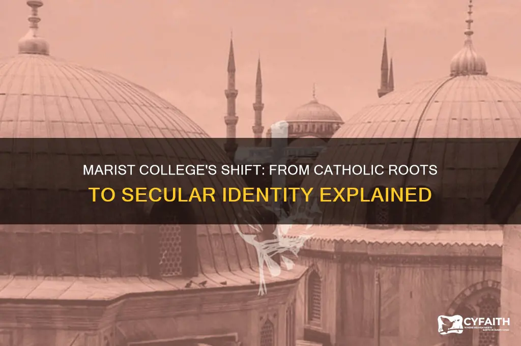 why is marist college no longer catholic