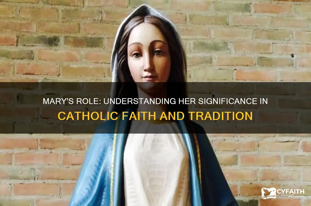 why is mary so important to the catholic faith