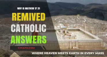 Matthew 17:21 Removed: Catholic Answers and Insights Explained