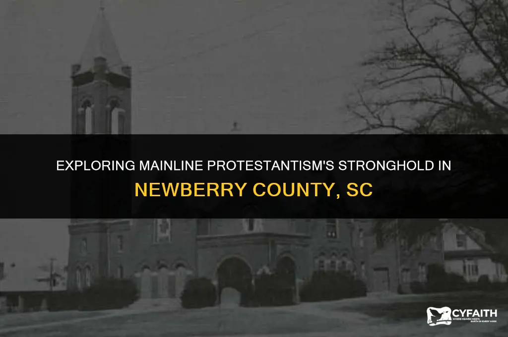 why is newbery country sc more mainline protestant