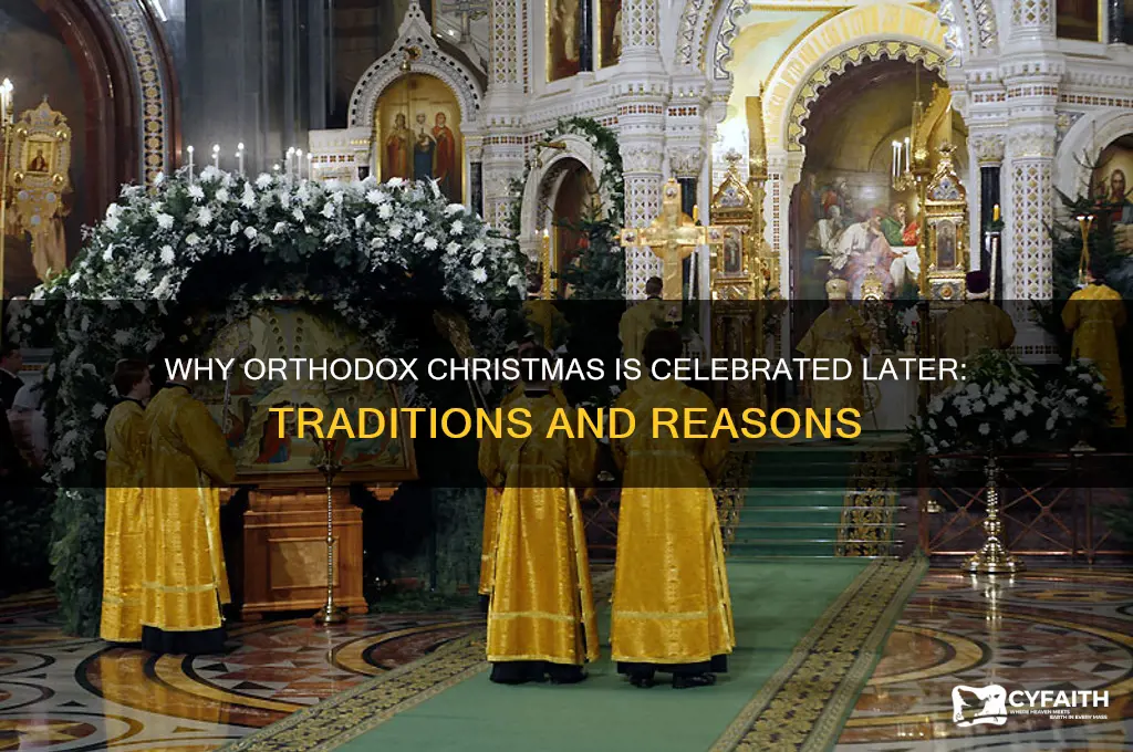 why is orthodox christmas celebrated