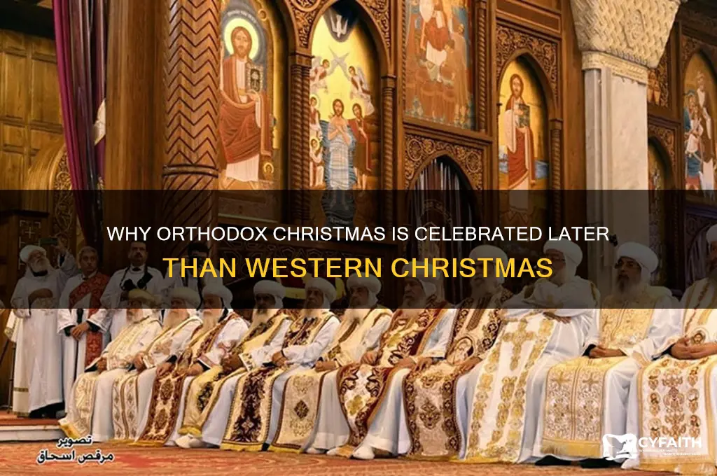 why is orthodox christmas later