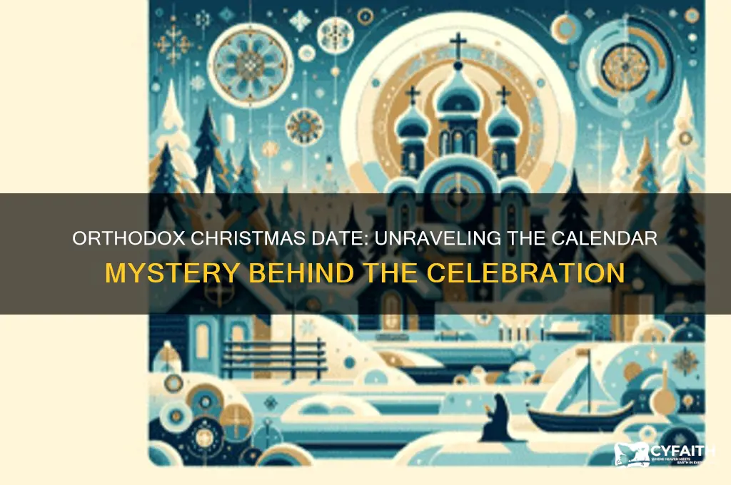 why is orthodox christmas on a different day