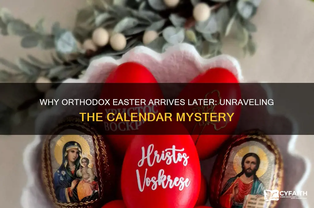 why is orthodox easter late