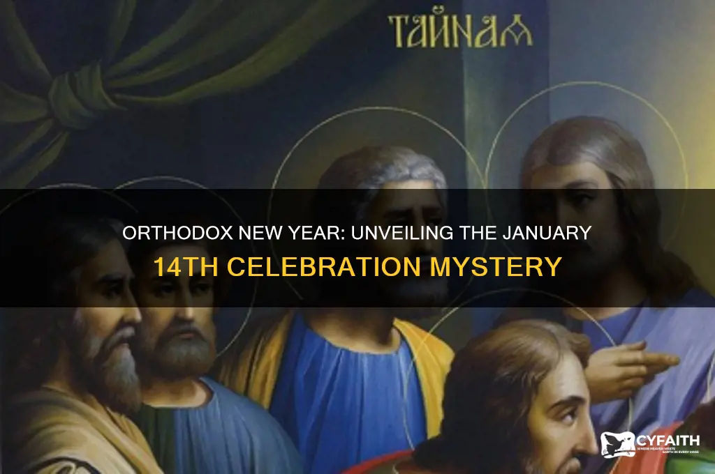 why is orthodox new year on jaan 14