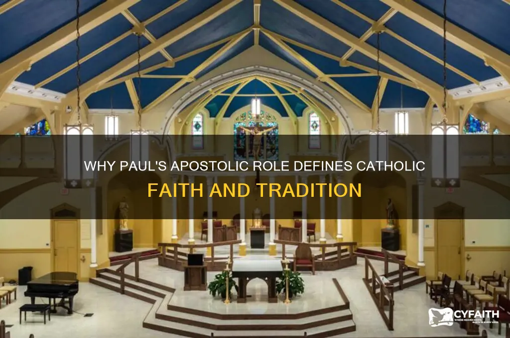why is paul an apostle catholic