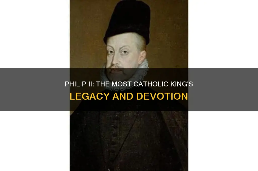 why is philip ii called the most catholic king