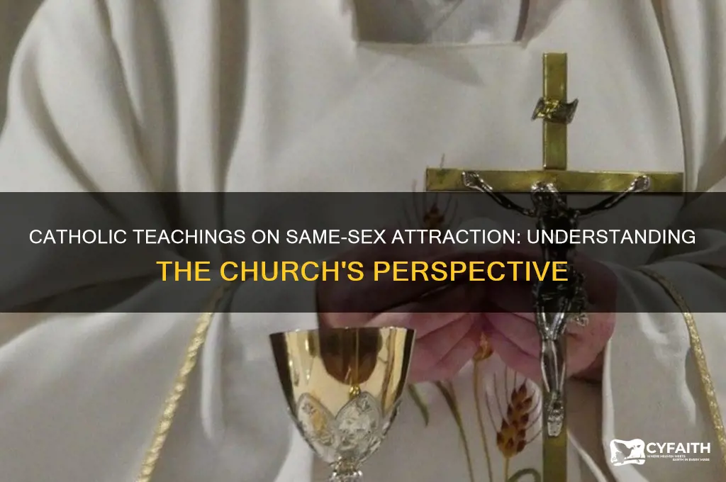 why is same sex attraction wrong for catholics