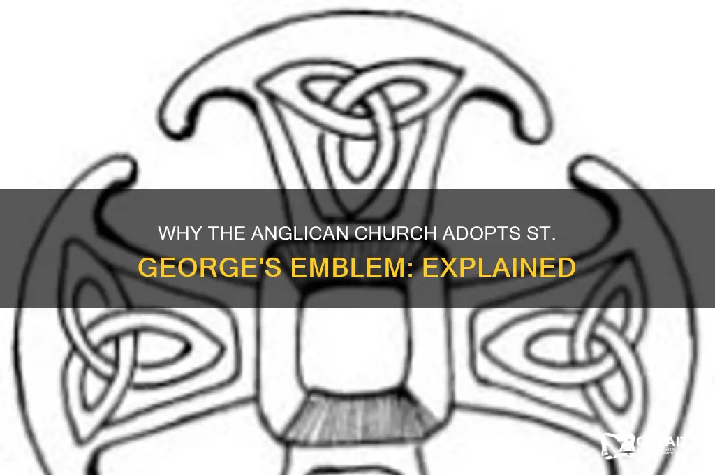 why is st george emblem used by anglican church