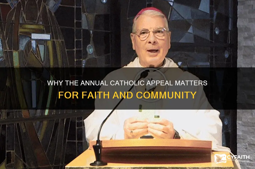 why is the annual catholic appeal important