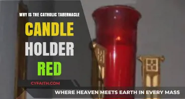 Why the Catholic Tabernacle's Red Candle Holder Symbolizes Divine Presence