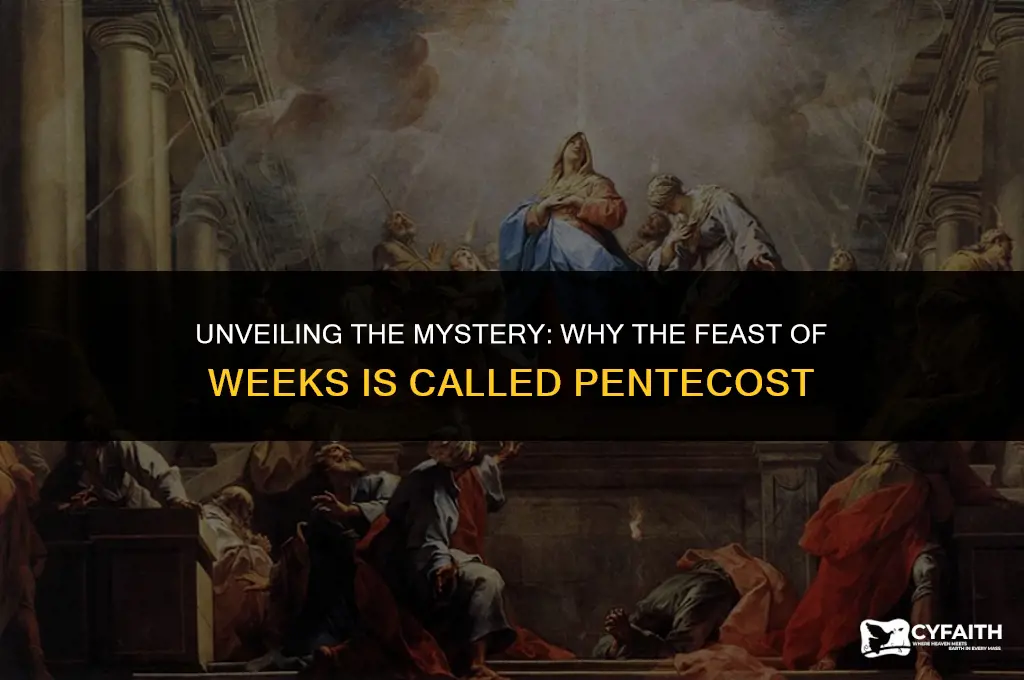 why is the feast of weeks called pentecost