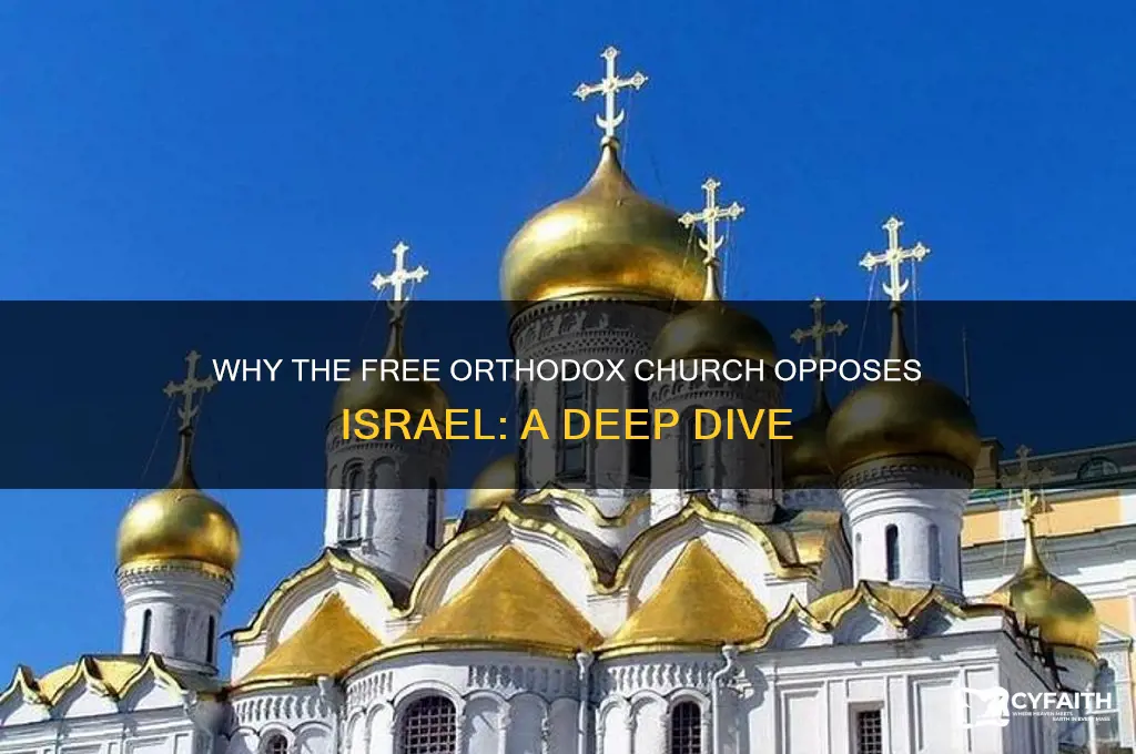 why is the freek orthodox church anti israel