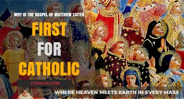 Why Catholics Place the Gospel of Matthew First in Scripture