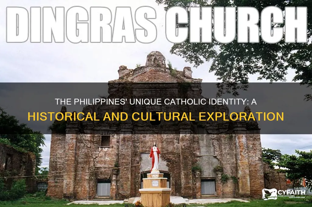 why is the philippines the only catholic country in asia