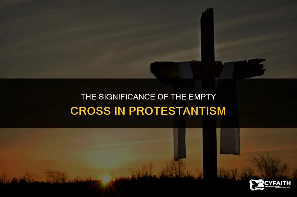why is the protestant cross empty