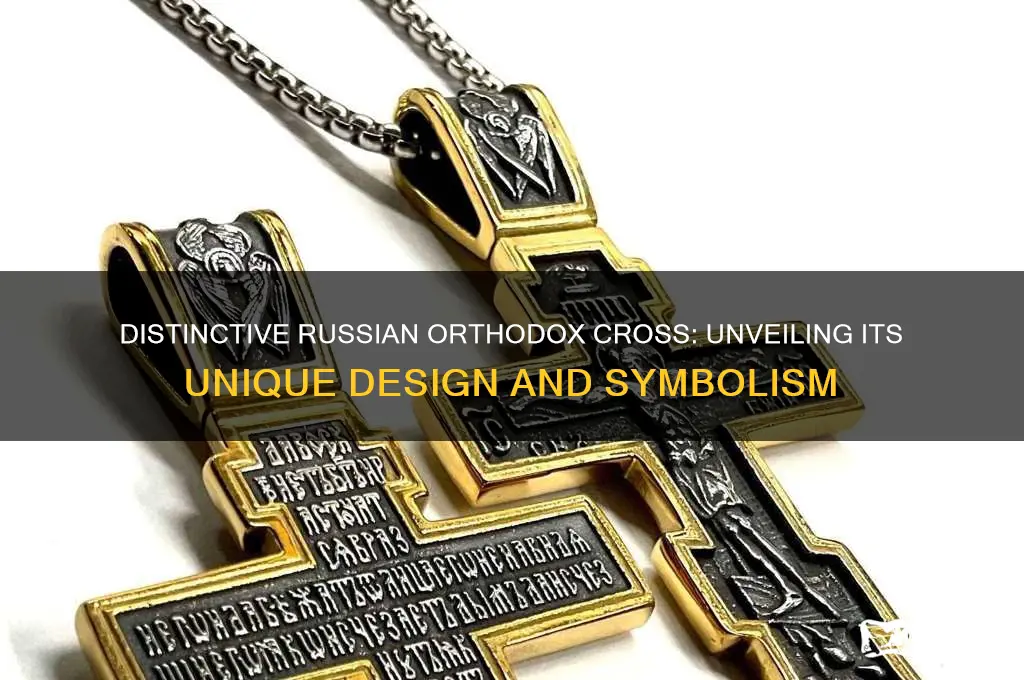 why is the russian orthodox cross different