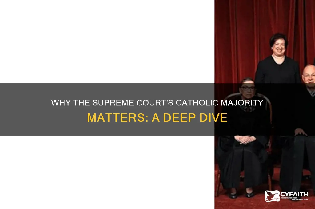 why is the supreme court so catholic