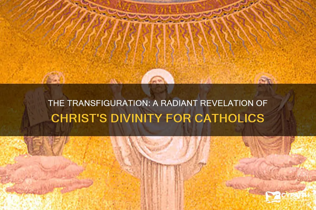 why is the transfiguration so important to catholics